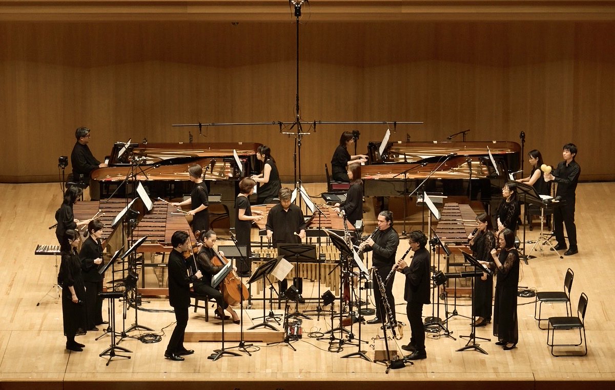 joehisaishi2025's tweet image. 【MUSIC FUTURE Vol.12】
東京公演、熱狂で終了！スティーヴ・ライヒ「18人の音楽家のための音楽」の配置、お届けします。明日は長野へ！当日券もあります！
joehisaishi-concert.com/mf-vol12/