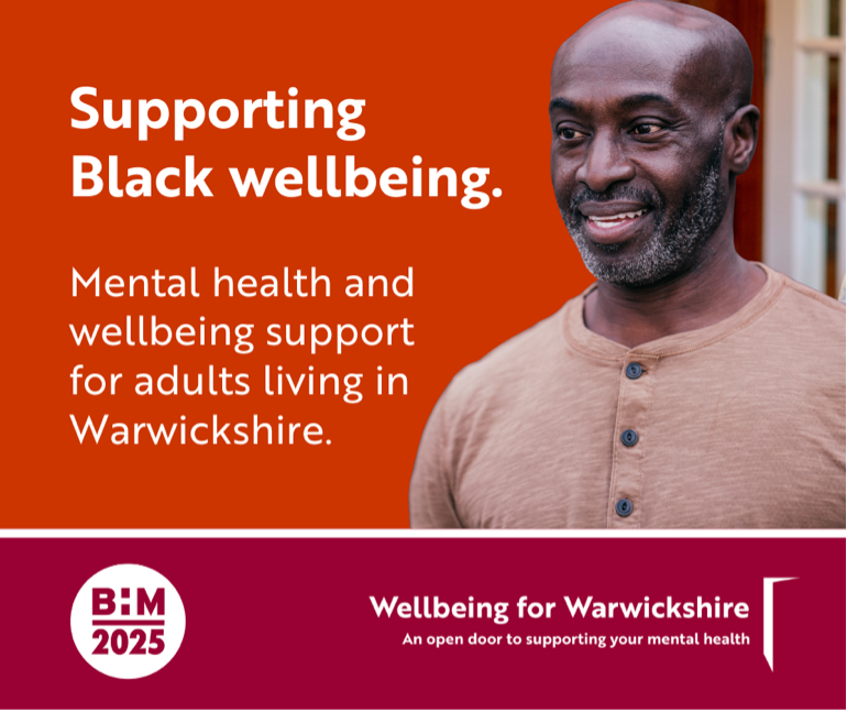 Support is available across Warwickshire. From drop-in hubs to one-to-one counselling and digital support, Wellbeing for Warwickshire is here to help Black communities manage mental health before challenges escalate. #BHM wellbeingforwarwickshire.org.uk/bhm-2025/