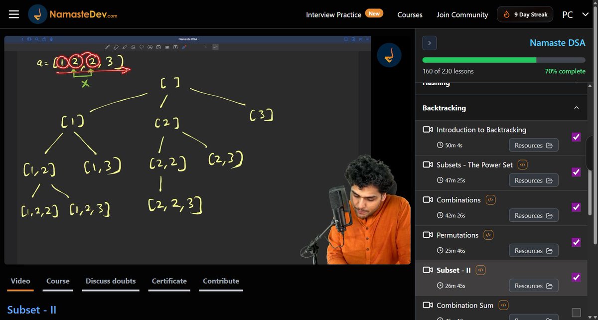 1amWaziR's tweet image. 🚀 Day 124 #200DaysOfDSA

Today, I worked on Backtracking &amp;amp; handling duplicates in subsets and Stack problems

Solved:
✔️ 90. Subsets II
✔️ 20. Valid Parentheses
Focus: Building intuition and discipline

Huge thanks to @akshaymarch7

#DSA #JavaScript #ProblemSolving #Backtracking