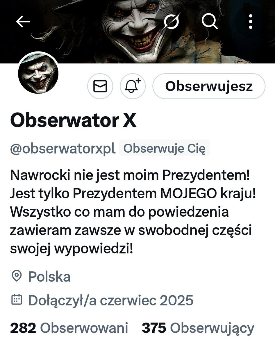 .<a href="/obserwatorxpl/">Obserwator X</a>

Ludki Kochane, jak już jesteście w kursie dzieła, to dejcie proszę obserwację temu delikwentowi😁

Nie będziecie żałować...obiecuje, a i ja wyjdę na tę, co ma chody na Iksu🤪

Z góry bardzo Wam dziękuję i smacznej kawusi życzę.

Alleluja i od tyłu.😘😘