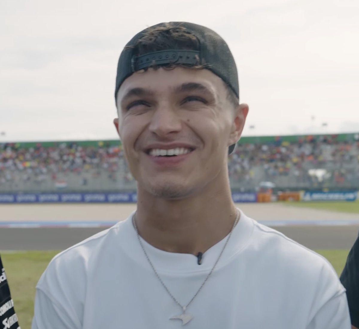 HES JUST HAPPY TO BE THERE😭