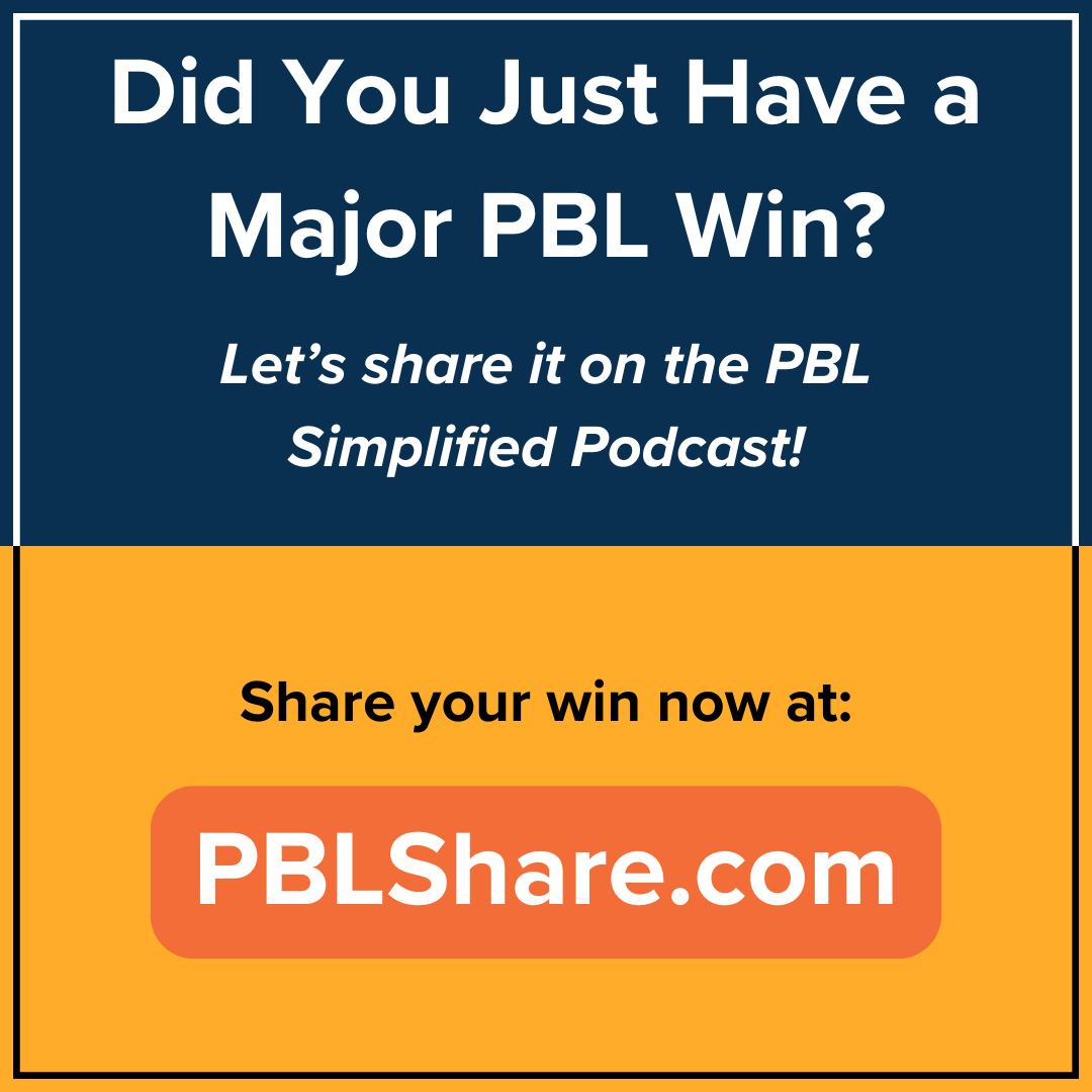 ryansteuer's tweet image. #PBL #ProjectBasedLearning
Ask a question or share a win at: pblshare.com