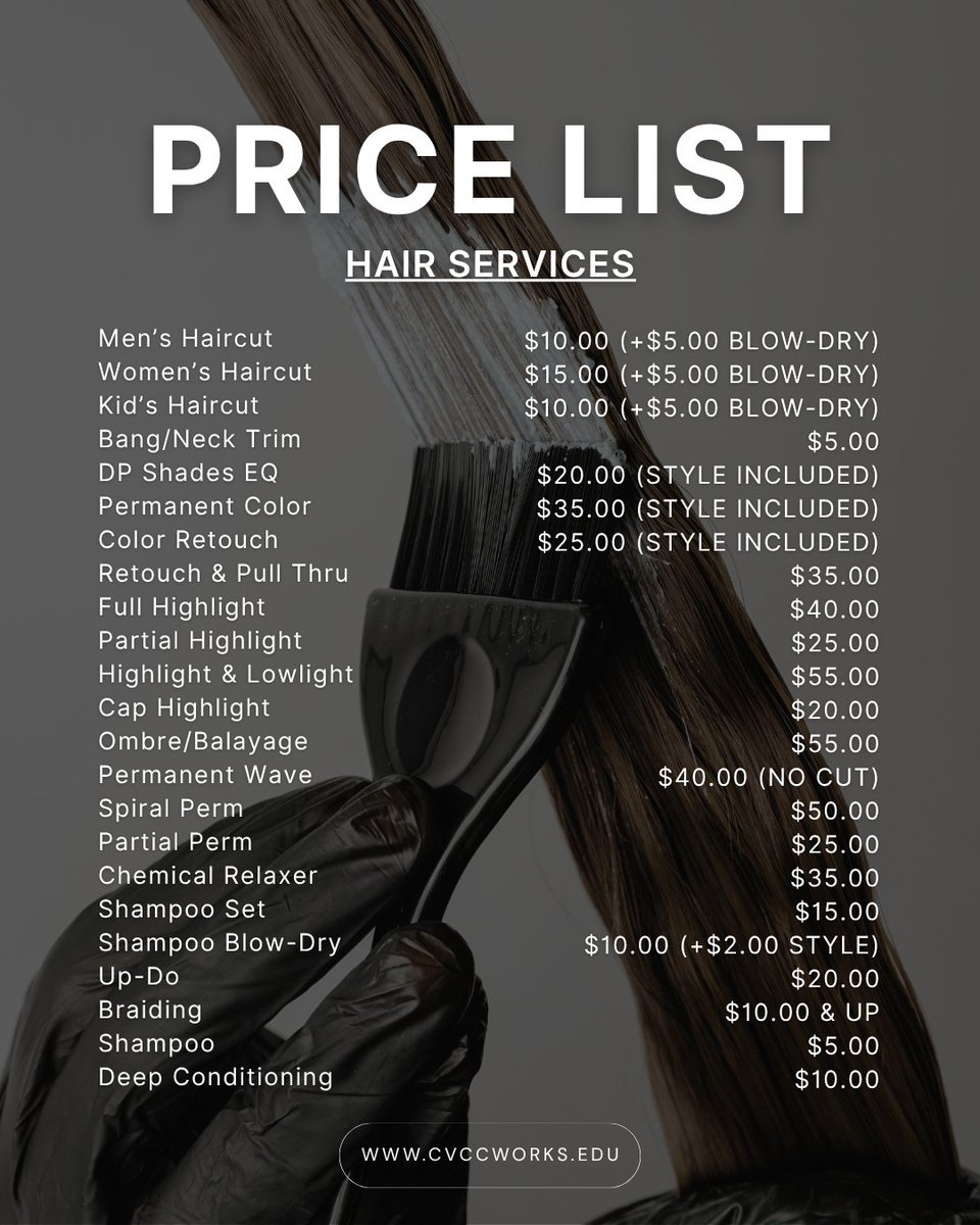 CVCCWorks's tweet photo. The Cuyahoga Valley School of Cosmetology Salon & Spa is officially OPEN! Come relax, refresh, and get glam — all at unbeatable prices! 💅✨

Our talented cosmetology students are ready to pamper you with hair, nail, and skincare services. Treat yourself while supporting the next generation of beauty professionals! 💖✂️

📞 Call (440) 838-8954 to book your appointment!
📍 8001 Brecksville Rd., Brecksville, OH 44141

Stay tuned — our newly renovated cosmetology lab will be revealed soon! ✨

#CVCC #CVCCWorks #Cosmetology #CosmetologyProgram #CosmetologySchool #CosmetologyServices #HairSalon #NailSalon #BrecksvilleOhio