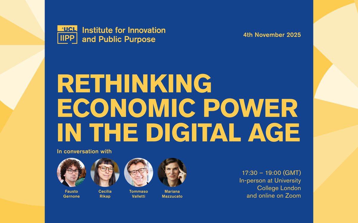 UCL Institute for Innovation and Public Purpose tweet media