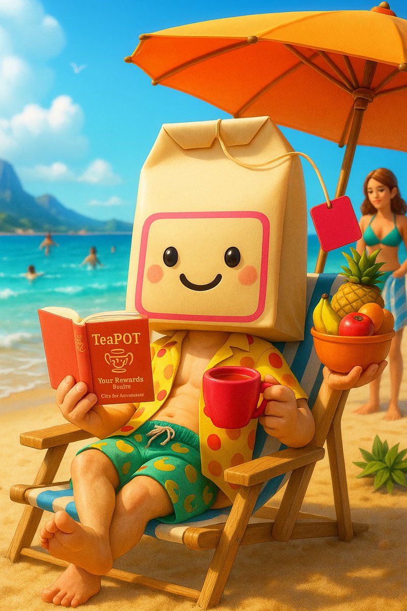 syntax_php's tweet image. 🌴☀️ Sugar Dedy on Vacation Mode? Not quite!
Even our sweetest tea bag knows — the real party’s brewing at the Tea-Fi Join Party! 🍵
🎉 Earn rewards, collect SugarCubes, and climb the leaderboard while you sip your way to greatness.
✨ Chill, play, and get rewarded — Tea-Fi…