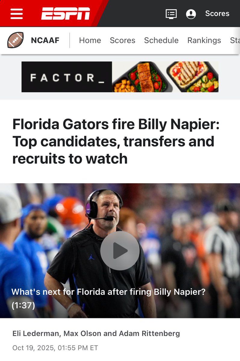 Where we betting on who’s going to be the Florida Gators next head coach? <a href="/Polymarket/">Polymarket</a>