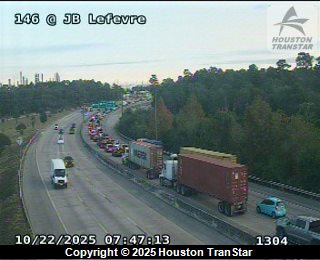EAST: At this hour, SH 146 northbound is still a struggle near Texas (in Baytown) due to emergency roadwork still blocking 2 right lanes. <a href="/TxDOTHouston/">TxDOT- HOU District</a> says there was pavement failure. <a href="/KHOU/">KHOU 11 News Houston</a>