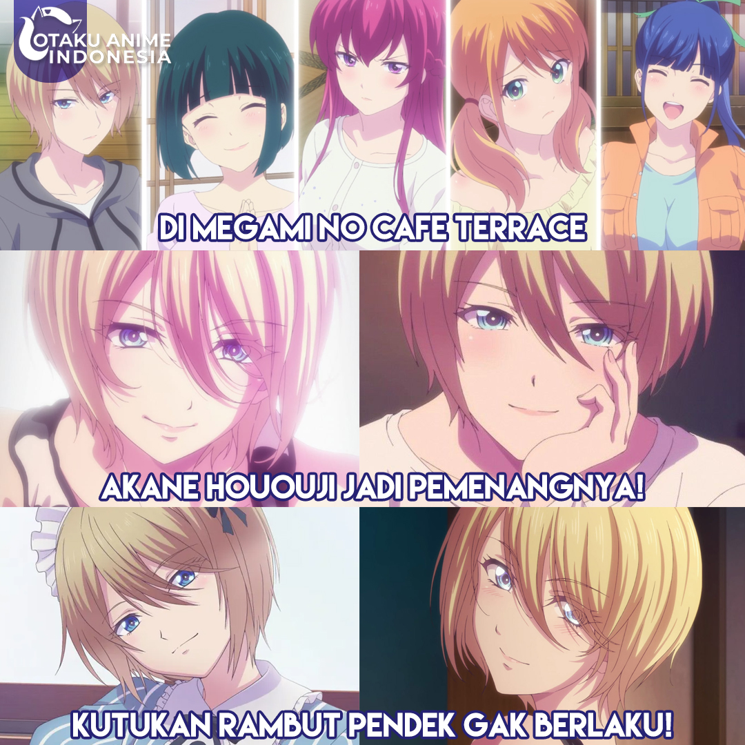 Otaku_Anime_Ind's tweet photo. Tim Akane nyengir😁

🔹Anime : Megami no Café Terrace https://t.co/Pj55Pys3x5
