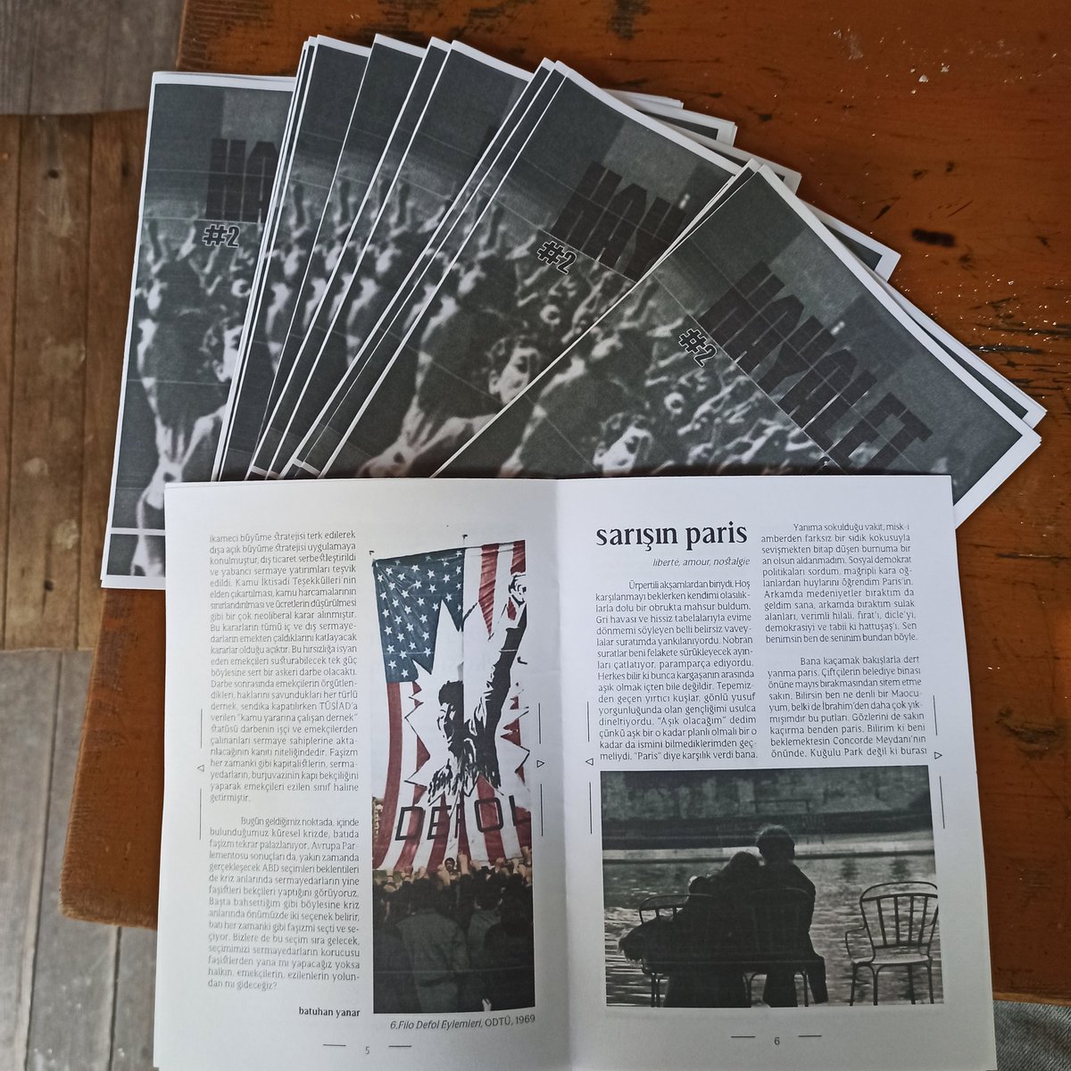 Hayalet fanzin 2 çıktı!

Üniversite öğrencileri olarak kendi emeğimizle çıkardığımız Hayalet Fanzin'in ikinci sayısı çıktı💥

Hayalet Fanzin'e Terzioğlu yerleşkesi ve eğitim fakültesinden ücretsiz olarak ulaşabilirsiniz.