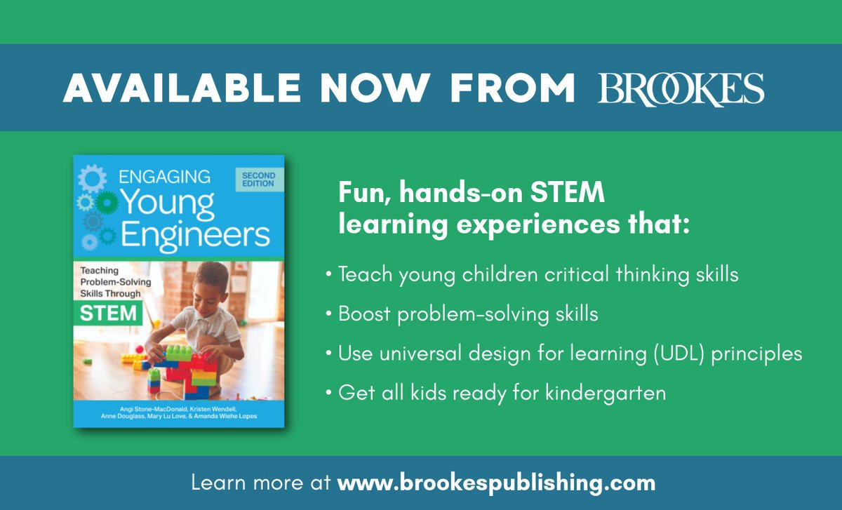 BrookesPubCo's tweet image. Support #KindergartenReadiness by teaching young children critical thinking and problem-solving skills! This book is packed with fun #STEM lessons &amp;amp; classroom-tested activities that help kids explore big ideas &amp;amp; develop new ways of thinking: ecs.page.link/yBXxW #StemForKids