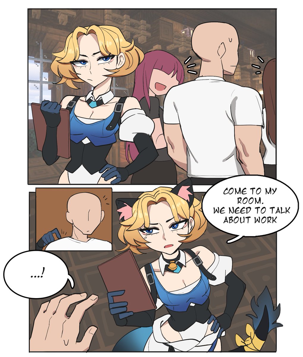 How to make her wear the cat costume (2/2)