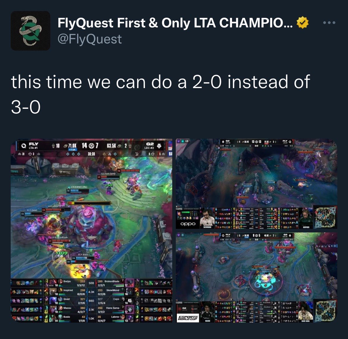 LoL Esports Images That Precede Unfortunate Events (@no_context_lol) on Twitter photo 