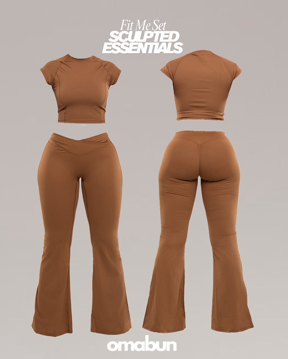 The Fit Me Set is live. Sculpted, sleek, and ready for you. Shop now at Omabun.com 🤍