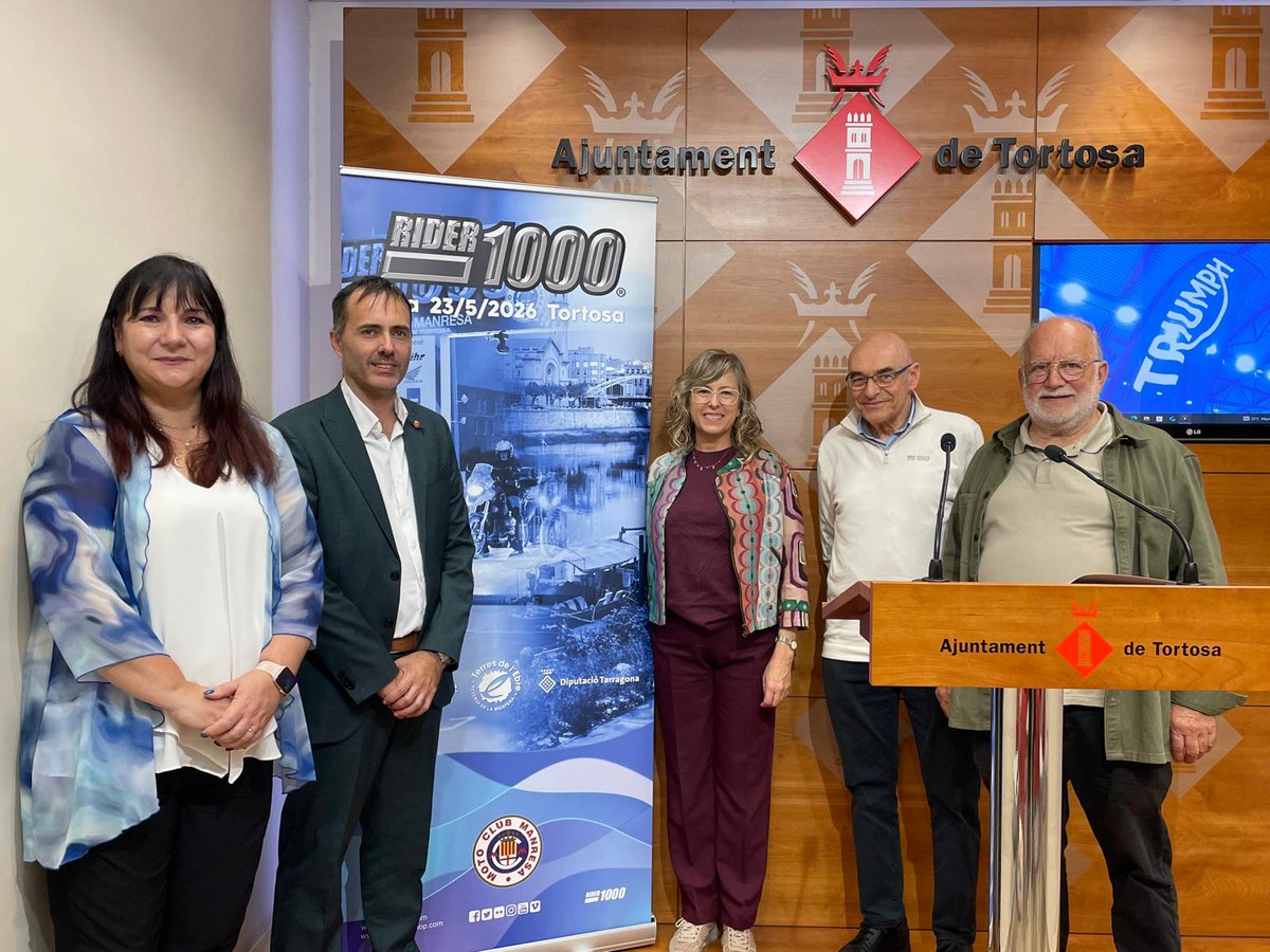 📣 Tortosa serà la ciutat de sortida i arribada de la 14a edició de la #RIDER1000.
🔗 bit.ly/r26-tortosa-cat

▫️▫️▫️

📣 Tortosa será la ciudad de salida y llegada de la 14a edición de la RIDER1000.
🔗 bit.ly/r26-tortosa-esp