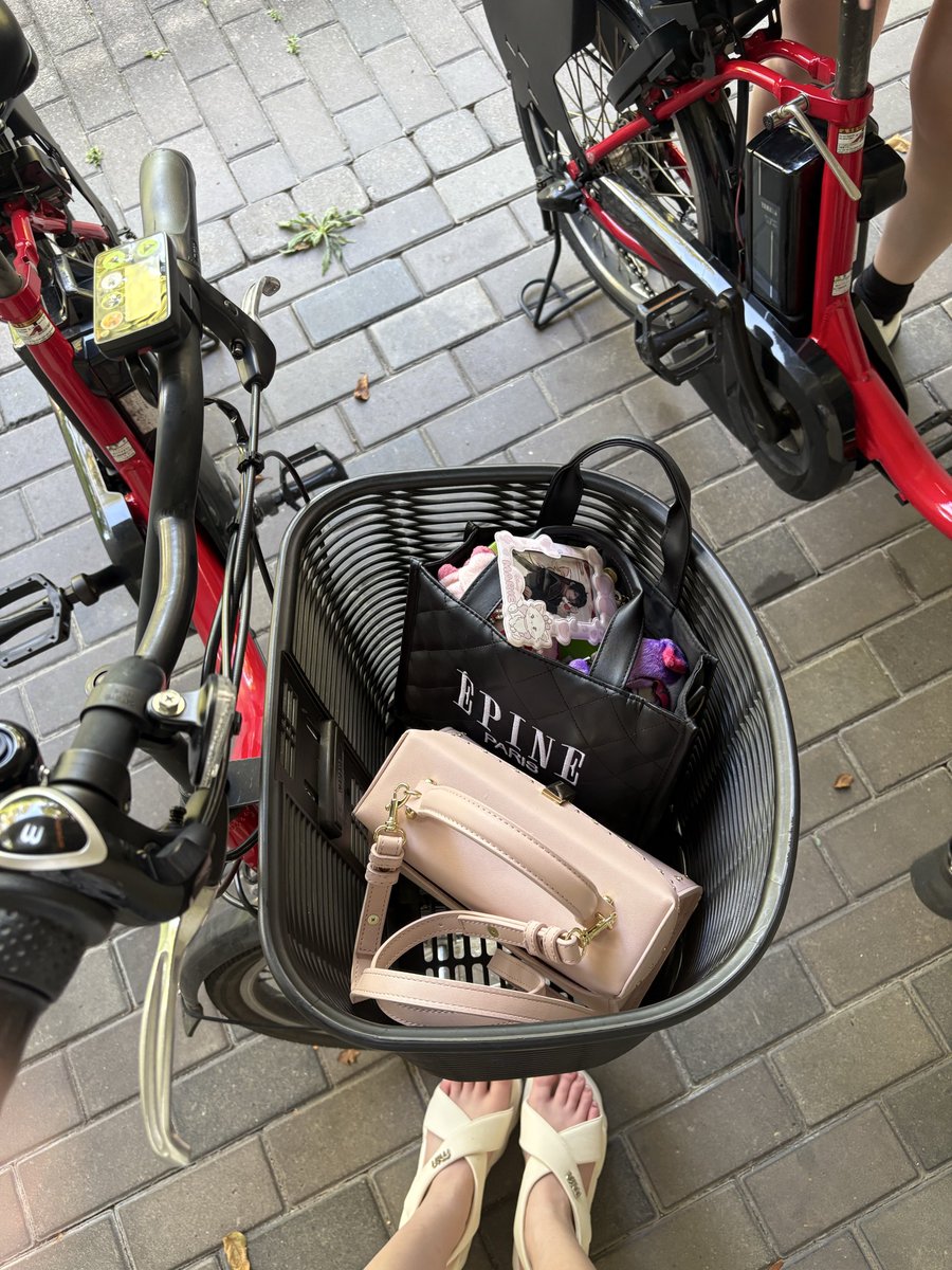 このときの仙台旅行もチャリ借りたんだけど移動するだけで楽しい！荷物かなり入ります(≧∇≦)b
