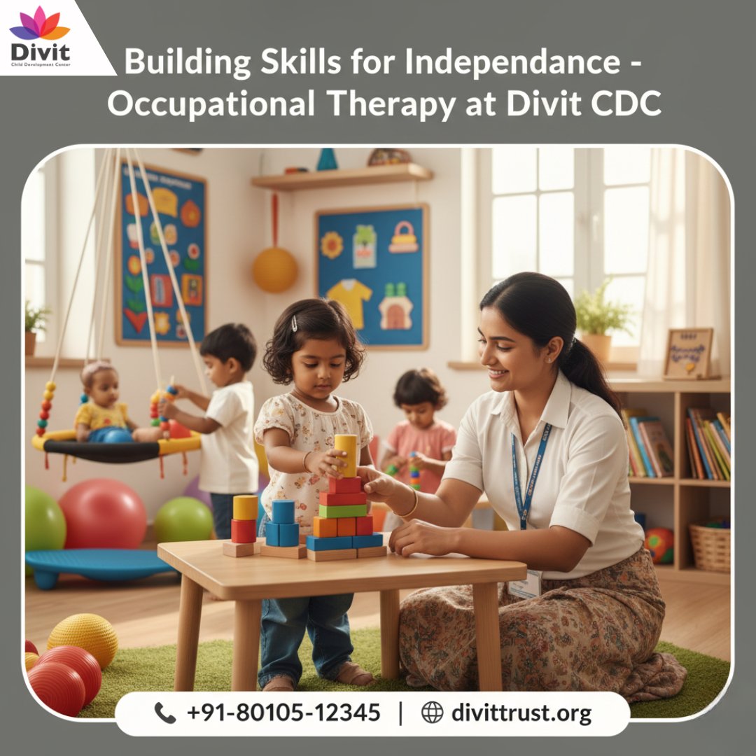 DivitCdc's tweet photo. Every session of #OccupationalTherapy brings your child closer to greater independence and #happiness. At #DIVIT CDC, our expert #therapists create a safe, playful, and effective #environment for growth.
📞 +91-80105-12345
🌐 https://t.co/WIsPVrFcWn
#OccupationalTherapy https://t.co/EfewJ5Tnt9