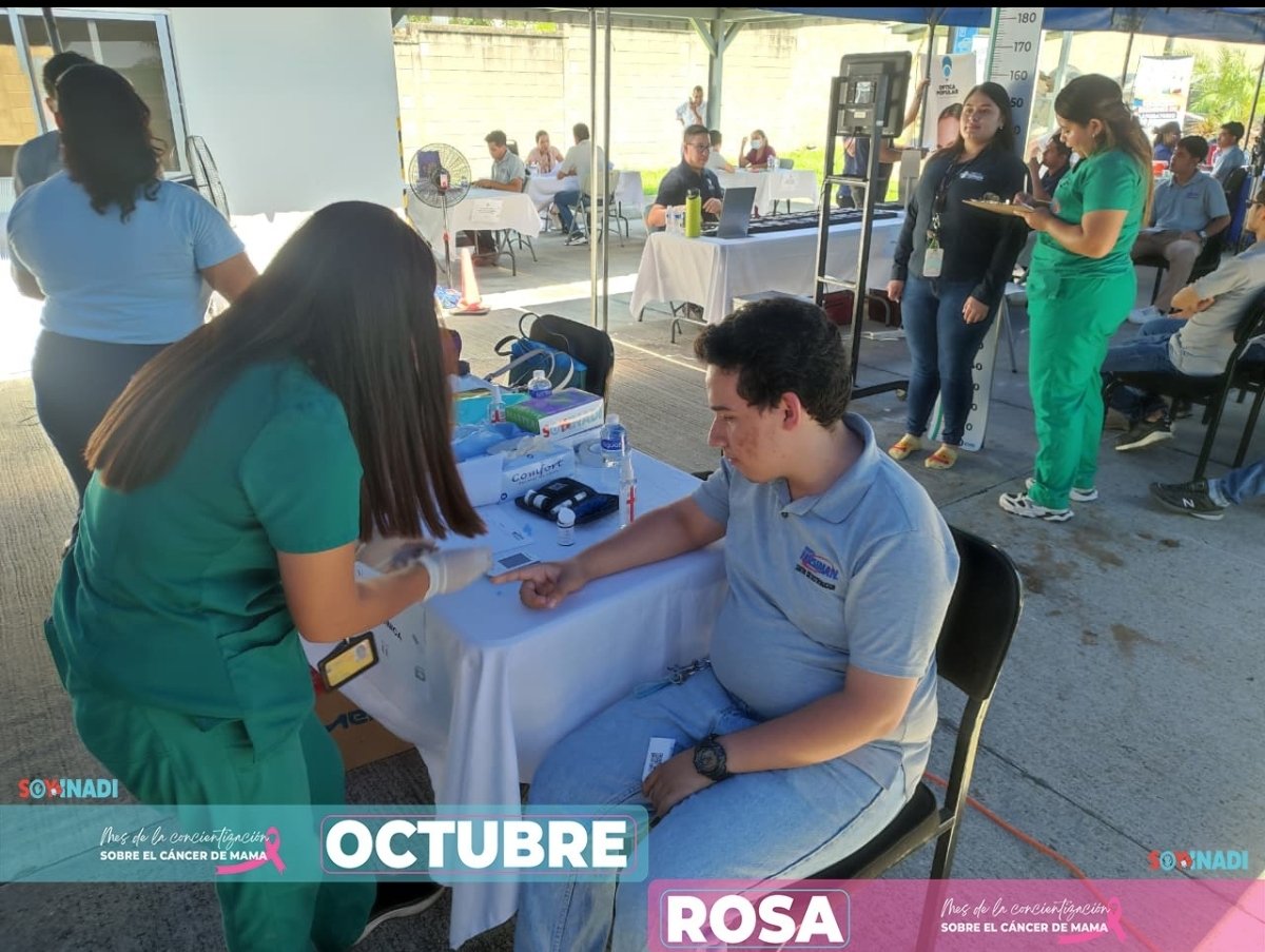 INADI y Farsiman Presente  en la Feria de Salud para Identificar Factores de Riesgos de Diabetes Mellitus  Y  Nutrición  en Choloma, Cortes.