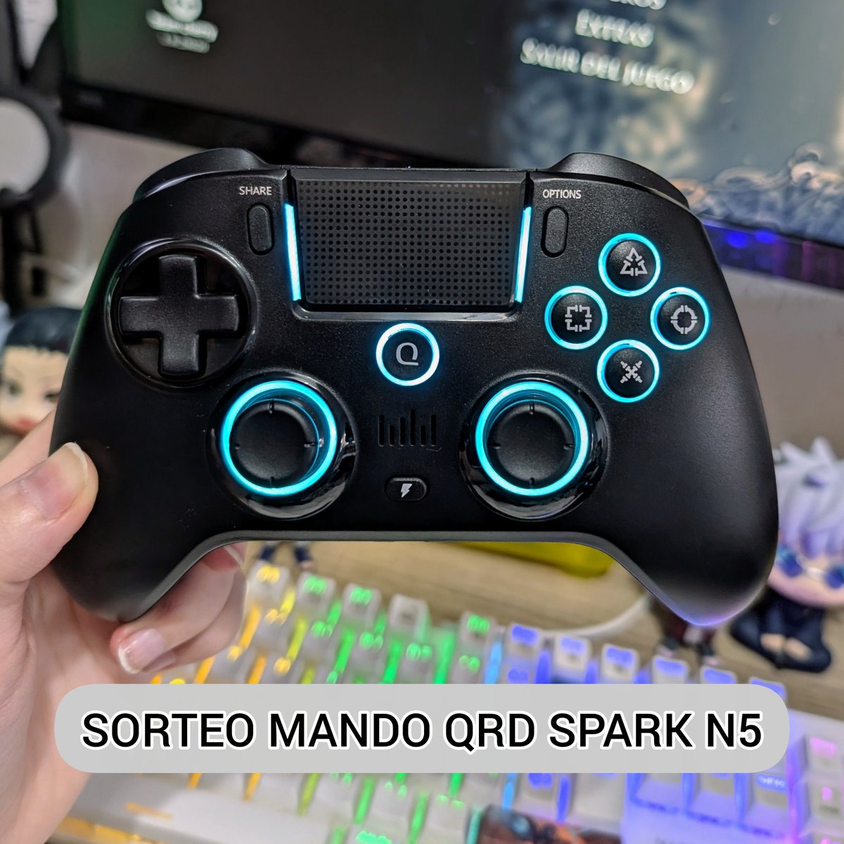 PatriRoxas95's tweet image. Sorteo mando QRD Spark N5! 🎁✨
Gracias a la gente de @qrdgame , ahora este mando puede ser tuyo!
Requisitos:
✅ Follow @qrdgame y @PatriRoxas95
🔁 RT
♥️ Like
➡️ Etiqueta a un amigo que le encantaría tenerlo.
Solo ESPAÑA. Finaliza el 29/10.