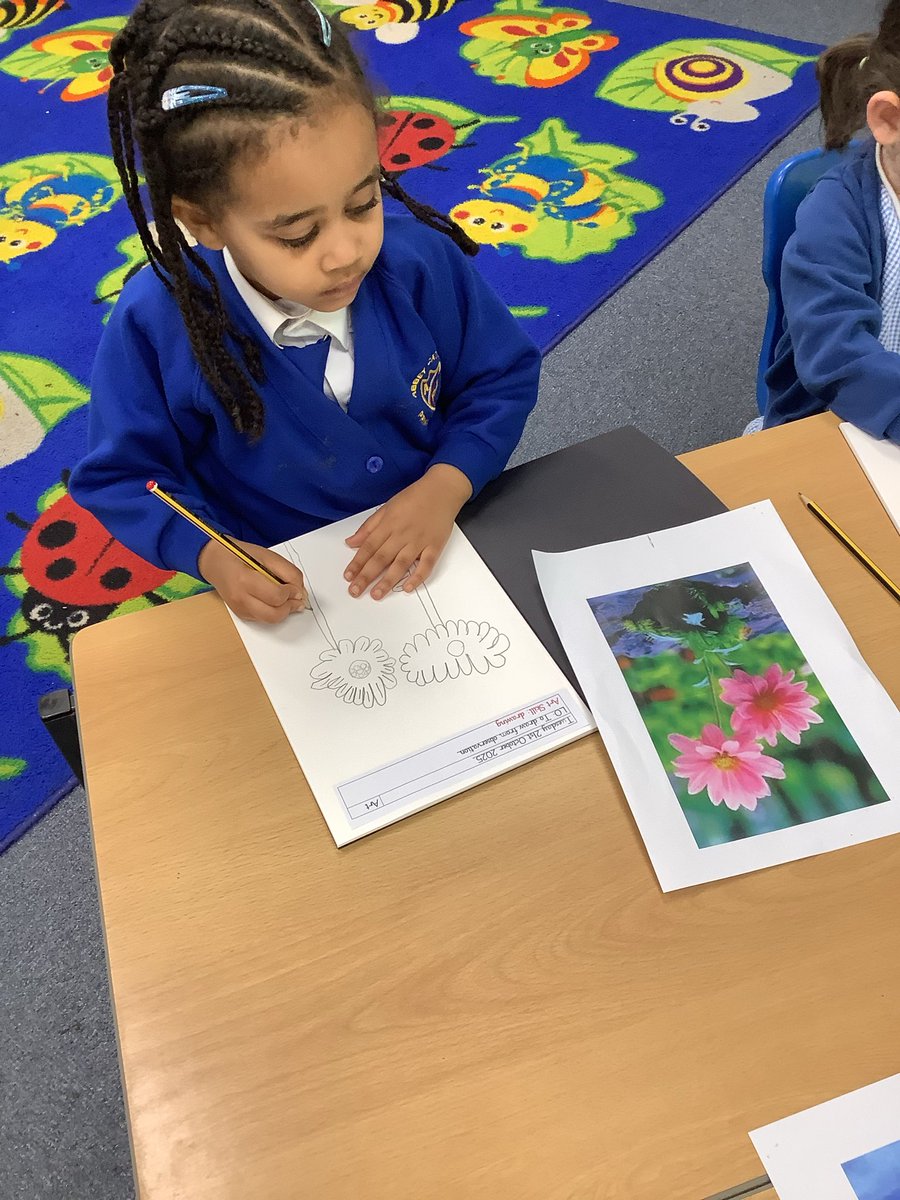 AbbeyPrimary's tweet image. Having completed our #fieldwork in #Geography yesterday, we are now drawing from observation pictures that we took. Some pictures are human features and some are physical. We have to concentrate really hard and look at what we are drawing. #Y1 #Art