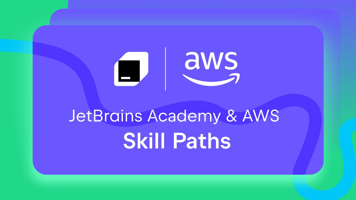 JetBrains_Edu's tweet image. Just launched!💡Build your DevOps skills with JetBrains Academy and #AWS .

Code in your IDE → Deploy in AWS → Earn a certificate.

Start a free Skill Path today: 🔗 jb.gg//aws/free-skil…