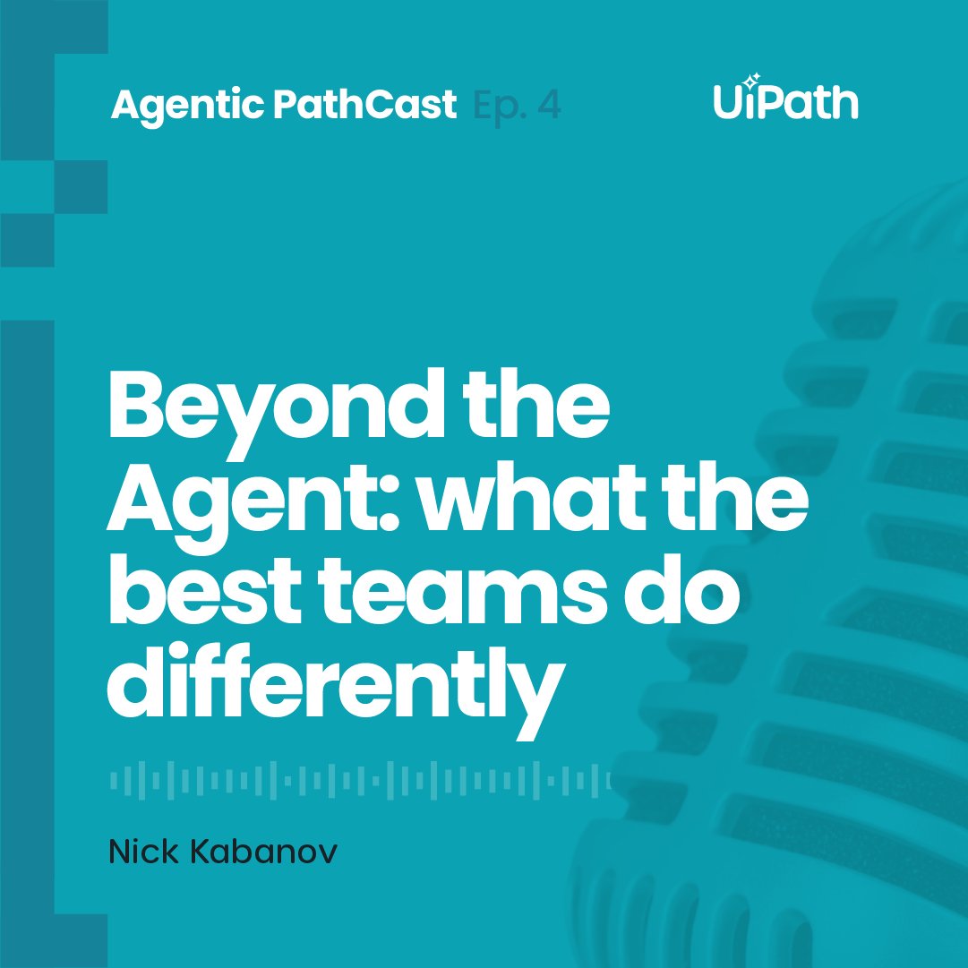 robots4testing's tweet image. A year into the #agenticAI revolution, one truth stands out — it’s not about the agent. It’s about the workflow. In this episode of Agentic PathCast, we unpack @McKinsey’s six lessons from teams turning #AI into real business impact - spr.ly/6019A7pLf.
