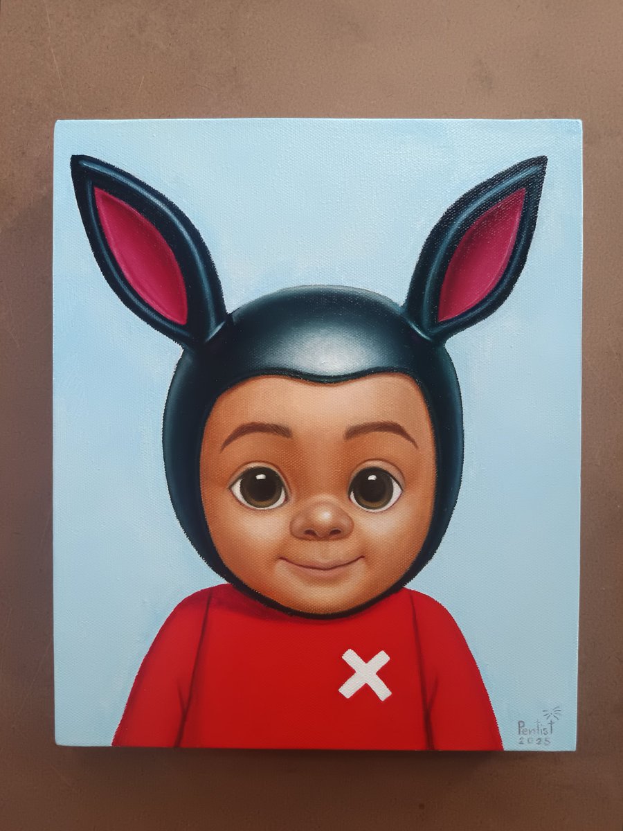 ชื่อผลงาน "BunnyX Bright"
ขนาด 25x 30 cm.
สีน้ำมันบนผ้าใบ (เคลือบผลงานแล้ว)
สร้างโดย  Pentist
ปี2025
🔴sold

#artist #Art #bunnyX  #surreal #artgallery #artworks #artlover  #fineart #artcollector #artworld #Pentist