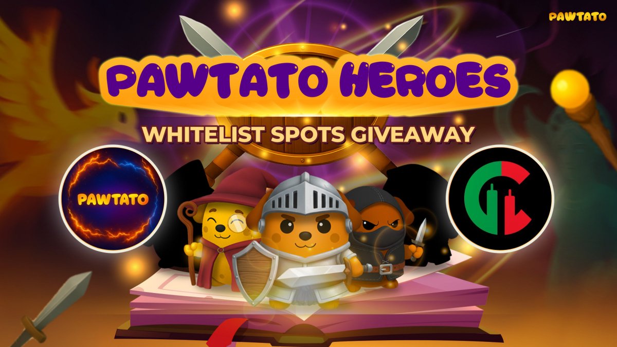 concodefi's tweet image. 🔥 SORTEO DE WL para los Pawtato Heroes NFT 🔥
¡Vuelven los sorteos con Pawtato!
Esta vez tenemos 20 plazas de Whitelist para la nueva colección de Pawtato Heroes, gracias a nuestros amigos de @PawtatoFinance 💎
Estos NFT llegan al universo de Pawtato Land y representan a los…