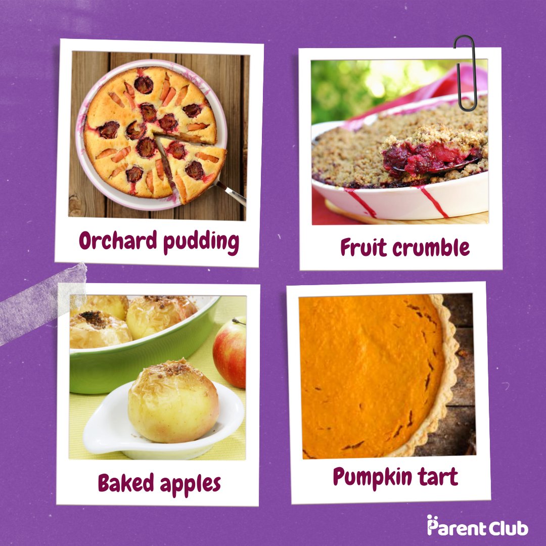 Cooking tasty, healthy, family meals doesn’t need to cost lots of money or time. Check out our website for plenty of easy, low-cost recipes as well as tips on meal planning
➡️ parentclub.scot/articles/easy-… 

Why not try these autumn favourites... 🍎🥧🍐

#ScotlandParents
#FamilyRecipes