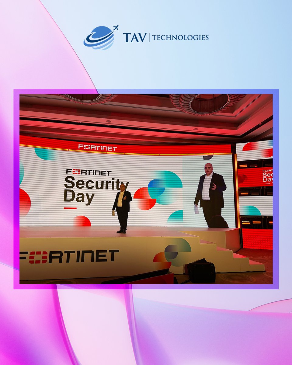 TAVTechnologies's tweet photo. TAV Technologies ICT Coordinator Cenk Aktekin joined the Technology Talks session at Fortinet Security Day in Istanbul! https://t.co/c1VuahSgot