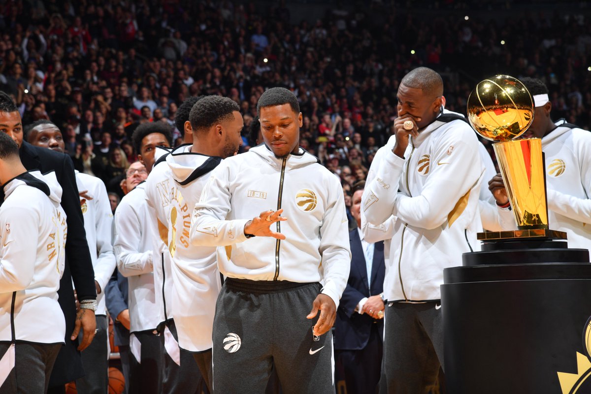 theScore's tweet photo. 6 years ago today... ring night in Toronto. 🦖🏆 https://t.co/xYpbFU7Naz