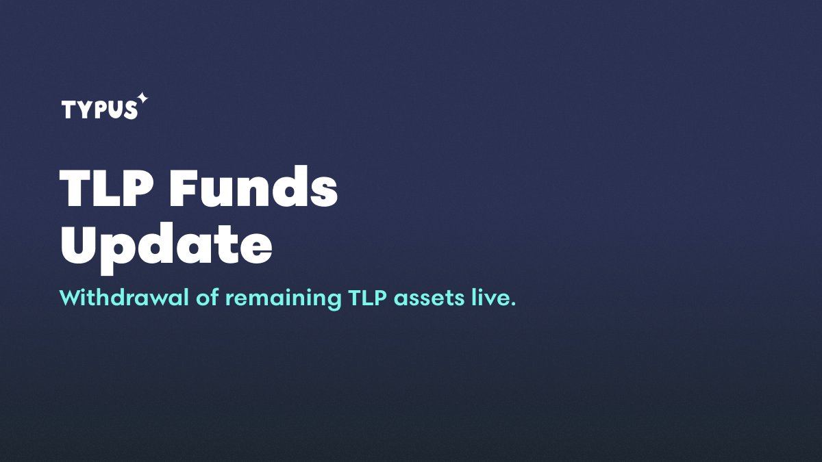 Update: Withdrawal of Remaining TLP Funds Now Live.

TLP holders can now withdraw their full pro-rata share of the currently remaining assets.

Eligibility is based on the Oct 16, 23:57 HKT snapshot. (Verified via on-chain validation to accurately reflect holdings at incident