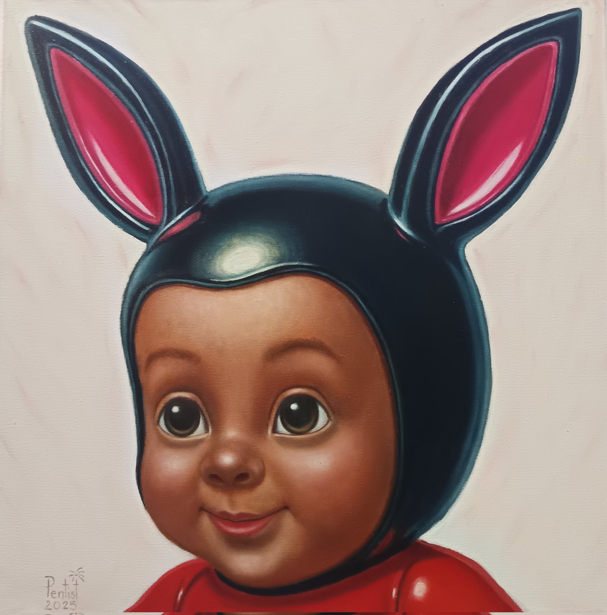 ชื่องาน Bunny X II 
ขนาด 40*40 cm.
เทคนิค สีน้ำมันบนผ้าใบ
ปี 2025
สร้างโดย Pentist

🛑(Sold)
@pentisttt

#art #artist #oilpainting #popsurrealism 
#artwork  #pentist #bunnyx