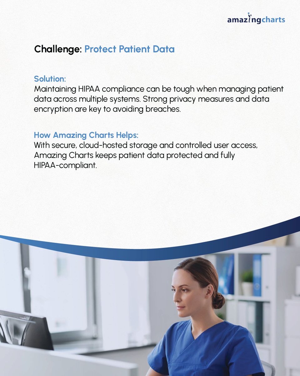 AmazingCharts's tweet image. From HIPAA to MIPS, small practices face many challenges, but with the right tools and processes, staying secure, efficient, and audit-ready is easier than ever.

Learn how practices can overcome common compliance challenges.

#Compliance #HIPAA #MIPS #PracticeManagement