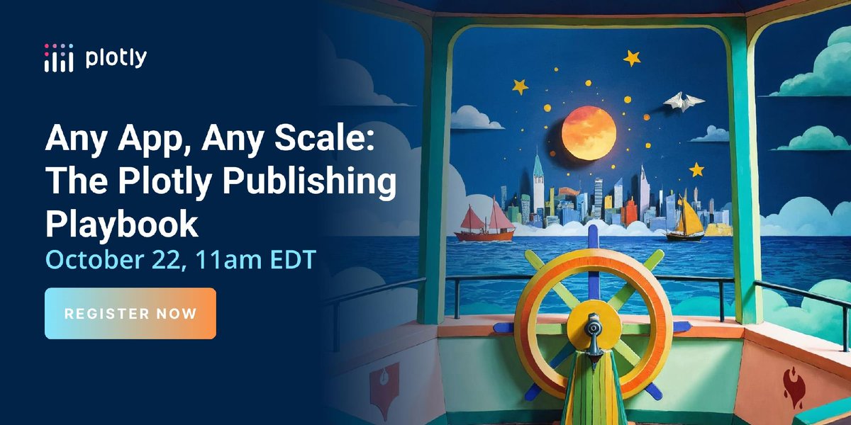 plotlygraphs's tweet image. We’re going live in a couple of hours! ⚡

Don’t miss 𝗔𝗻𝘆 𝗔𝗽𝗽, 𝗔𝗻𝘆 𝗦𝗰𝗮𝗹𝗲: 𝗧𝗵𝗲 𝗣𝗹𝗼𝘁𝗹𝘆 𝗣𝘂𝗯𝗹𝗶𝘀𝗵𝗶𝗻𝗴 𝗣𝗹𝗮𝘆𝗯𝗼𝗼𝗸, a live webinar on how to take data apps from localhost to production with the right publishing strategy.

Hear directly from Erik,…