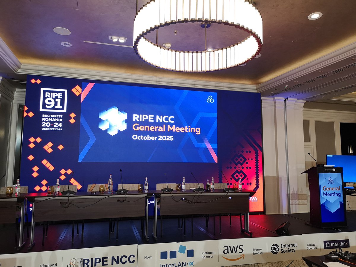 Start of #RIPE91 General Meeting…