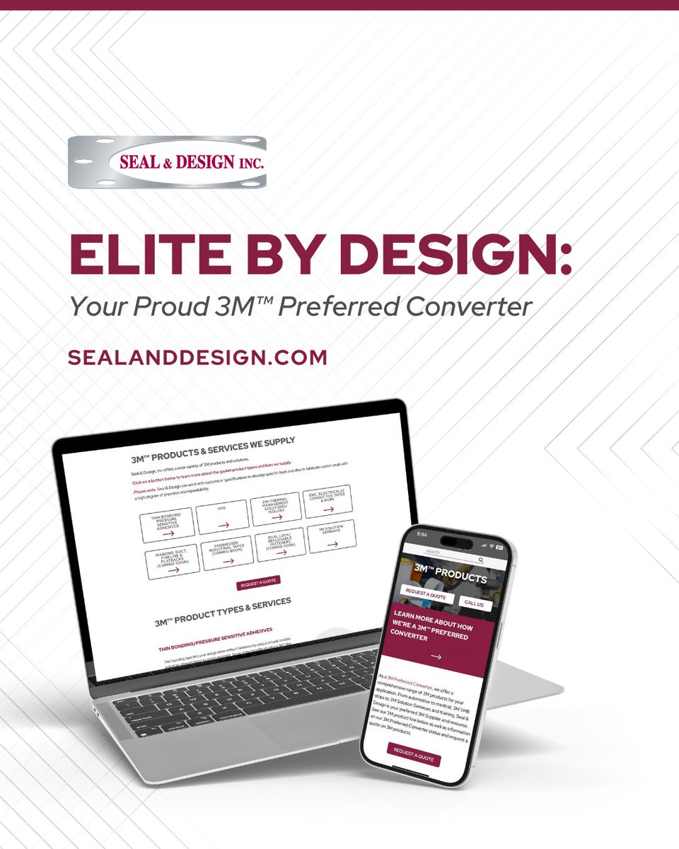 We hold 3M™’s highest designation for quality, reliability, and service—reflecting our expertise in advanced adhesive and sealing materials. Partner with us for trusted performance.

Explore our solutions: hubs.li/Q03KwCD40

#3M