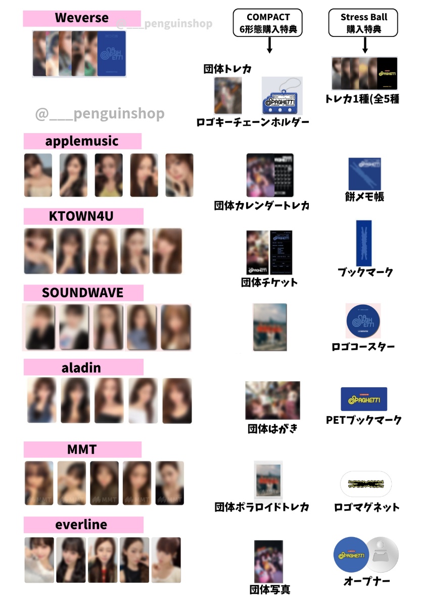 🤍🤍🤍 #LE_SSERAFIM [SPAGHETTI] 🤍🤍🤍 ▷アルバム詳細