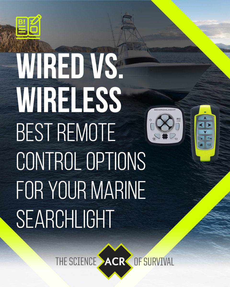 ACRARTEX's tweet photo. Control Options for Marine Searchlights: Wired vs. Wireless - Which is Best for You?

Read more at: https://t.co/kS0yfWXCIM
 
#ACRBlog #Guide #Blog https://t.co/hukAnVrW5d