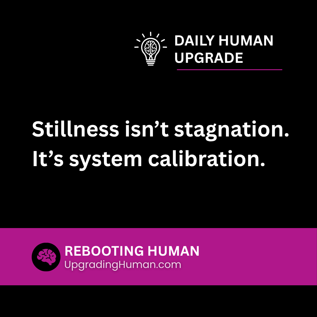 TheBOLDERway's tweet image. Pausing isn’t quitting; it’s aligning.  The calm between actions is where clarity downloads.

👉 When was the last time you let yourself be truly still?

🔆 Upgrading Human USA
Think BOLDER. Work BETTER. Live FREER.
🔗UpgradingHuman.com

#DailyUpgrade #Mindset