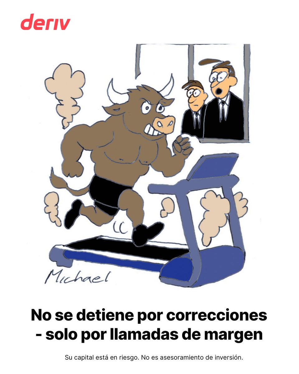 DerivEspanol's tweet image. 🐂💨 El toro del mercado sigue corriendo, ¿correcciones? No. ¡Solo se detiene por llamadas de margen!

Con la tecnología liderando la carga (y el FMI lanzando algunas advertencias), ¿te quedas en esta cinta o te bajas?

👉 deriv.link/42UPHnk

#BullMarket #FinanceFun…