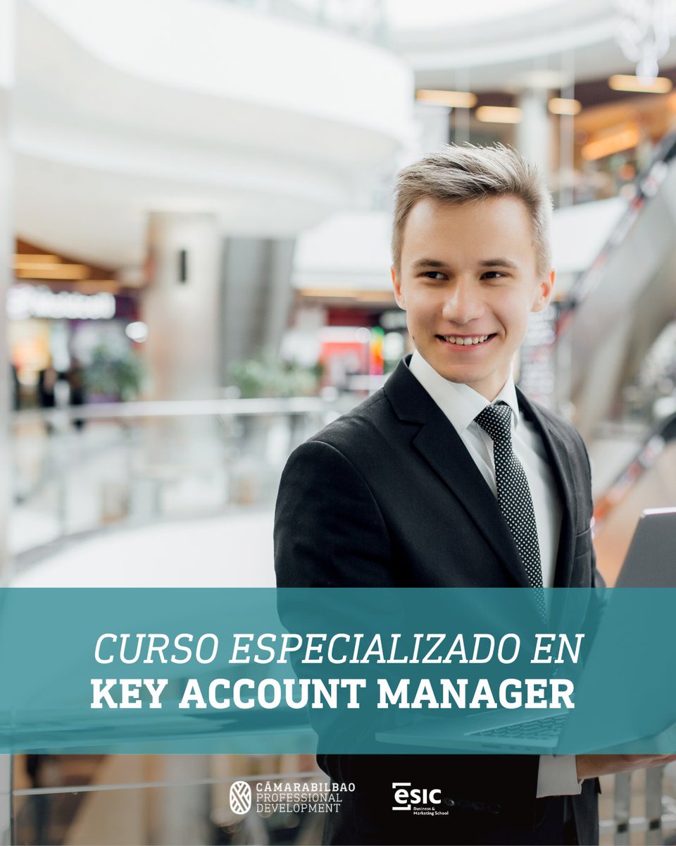 camarabilbaopd's tweet image. 🚀 ¿Quieres llevar la gestión de grandes cuentas al siguiente nivel? Inscríbete en el Curso Especializado en Key Account Manager de la Cámara de Comercio de Bilbao.

🔗 f.mtr.cool/ecfsifazru

#KeyAccountManager #GestiónComercial #cámarabilbaoformación