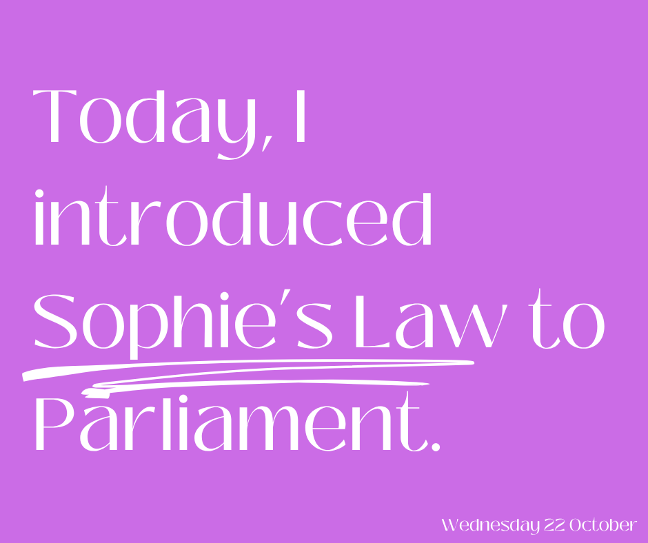 Just now, I have introduced my Perinatal Mental Health Assessments Bill — also known as Sophie’s Law, in memory of my friend Sophie Middlemiss. 

Every pregnant and new mum deserves proper mental health support. Read more on <a href="/MumsnetTowers/">Mumsnet</a> 👇
mumsnet.com/talk/guest_pos…