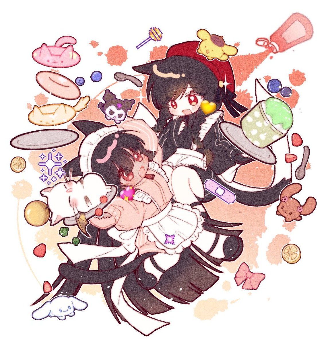 #커미션 #RT 이벤트

💜두근두근 져지메이드🩷  2인(SD전신) 기본 65000원에 받습니다!(파츠/배경/메뉴 전부 포함한 가격.) 팔로/외부 총 두분 추첨하여  그려드립니다! 편하게 문의 주세요~(핑블/블핑 페어 신청시 서비스 SD 그림증정!)

open.kakao.com/o/sIgBD6sh