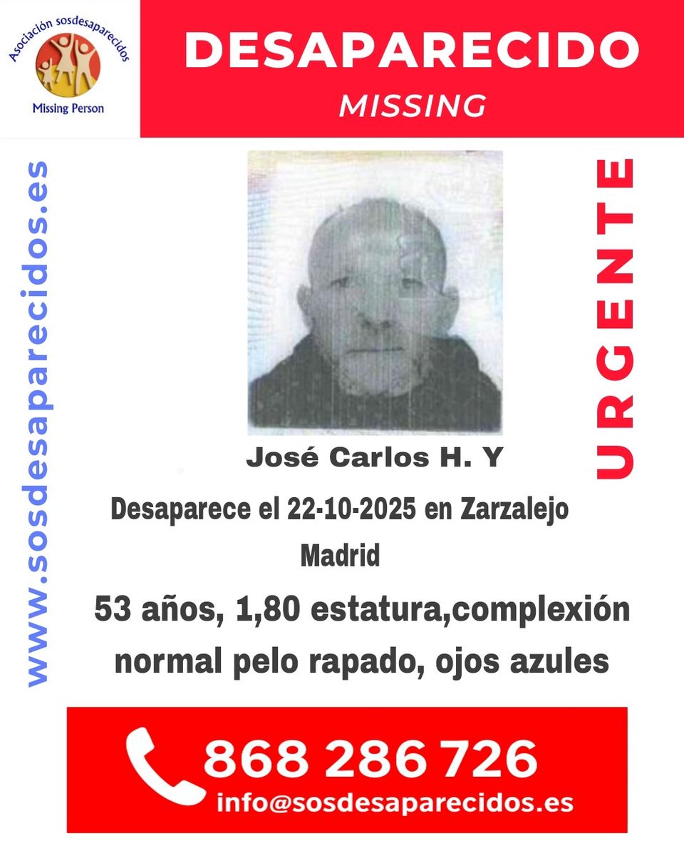 ALERTA DESAPARECIDOS (@sosdesaparecido) on Twitter photo 🆘 DESAPARECIDO
#sosdesaparecidos #Desaparecido #Missing #España #Madrid
Fuente: sosdesaparecidos
Síguenos <a href="/sosdesaparecido/">ALERTA DESAPARECIDOS</a> 🆘 DESAPARECIDO
#sosdesaparecidos #Desaparecido #Missing #España #Madrid
Fuente: sosdesaparecidos
Síguenos <a href="/sosdesaparecido/">ALERTA DESAPARECIDOS</a>