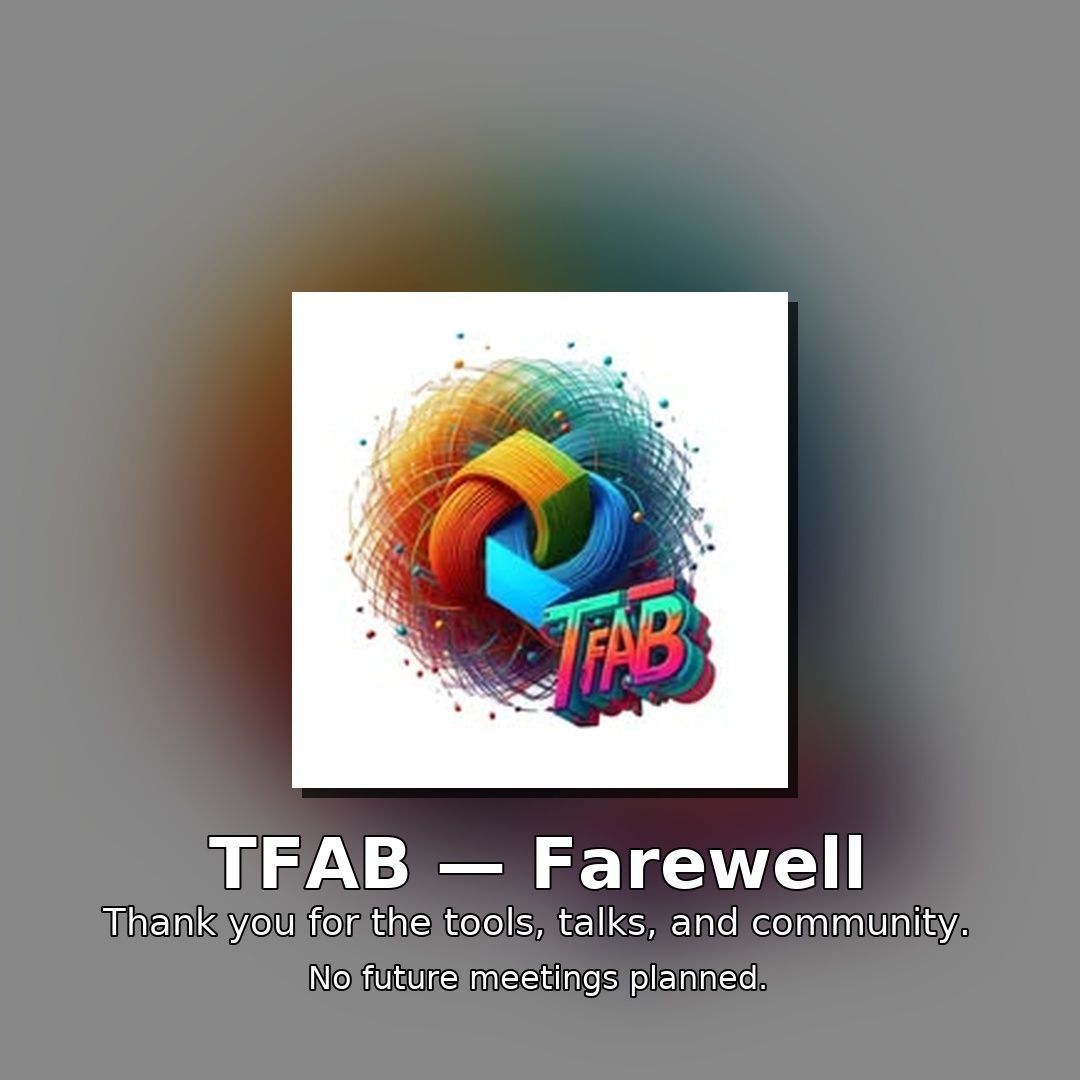 Tampa Bay Fabric User Group (TFAB) tweet media