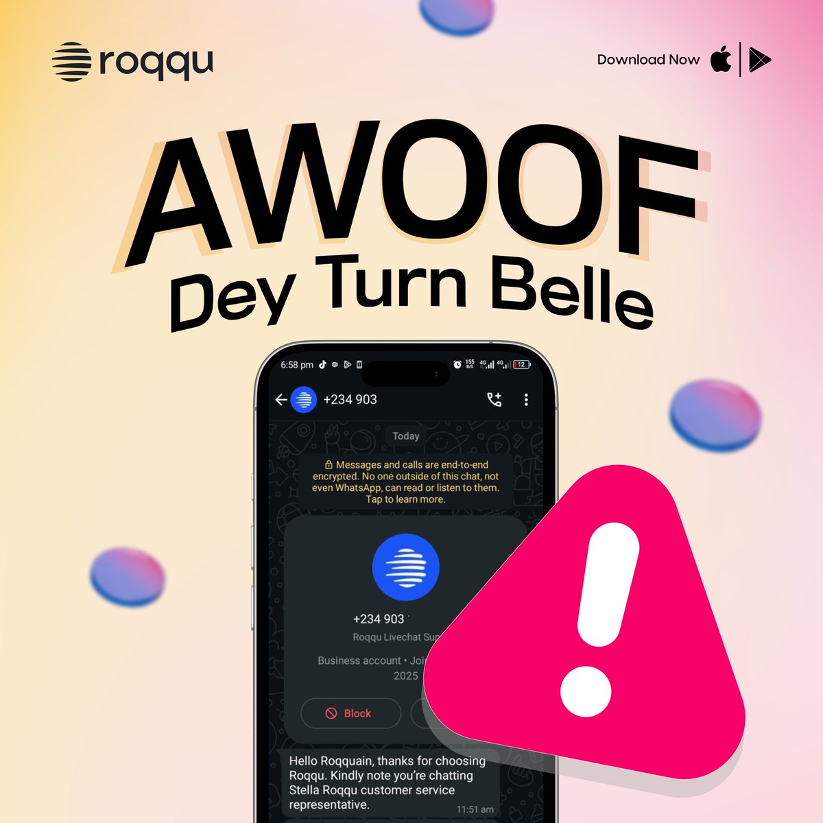 roqqupay's tweet photo. Real crypto doesn’t need urgency or sugar-coated promises 🚨
If someone is manipulating you to “invest fast or miss out,” that’s your cue to bounce.
Protect your bag, always! 🔐
#AntiFraud #UnlockFreedomWithCrypto #Uptober https://t.co/ddkO1POeqV