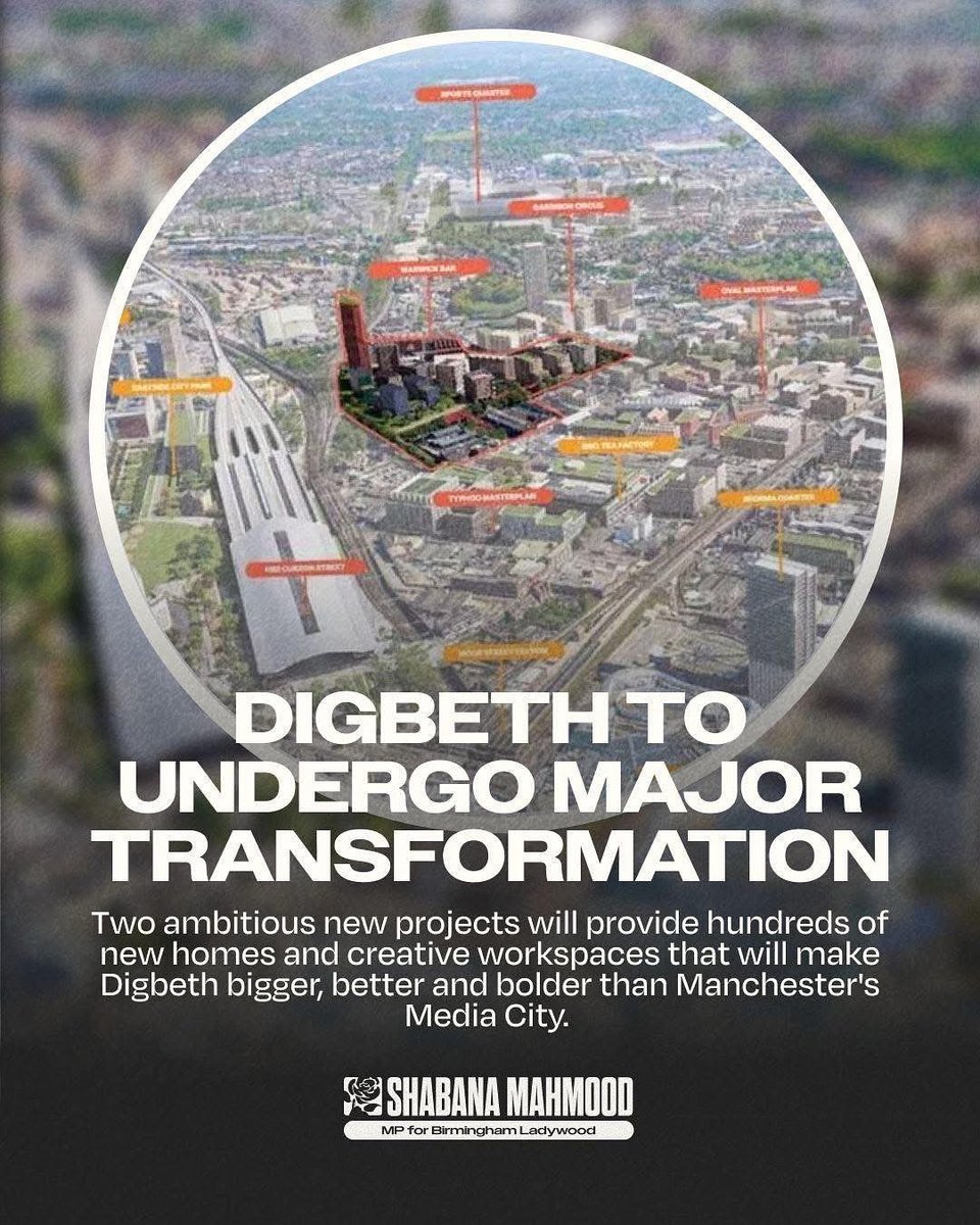 West Midlands Mayor <a href="/RichParkerLab/">Richard Parker</a> , and Culture Secretary Lisa Nandy were in Birmingham yesterday to announce two new projects in Digbeth. 😯

Read more here: birminghammail.co.uk/news/midlands-…

#BordesleyandHighgate #Labour