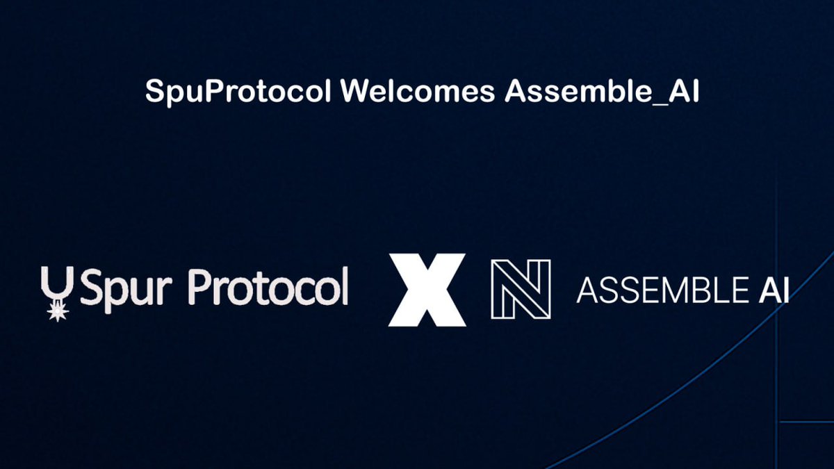 spurprotocol's tweet image. Partnership Announcement 📣

 #Spurprotocol 🤝 @Assemble_io

We’re thrilled to announce our partnership with Assemble AI — the AI-powered Crypto News Super App covering 98% of global crypto news 

This collaboration bridges real-time crypto intelligence from Assemble AI with…