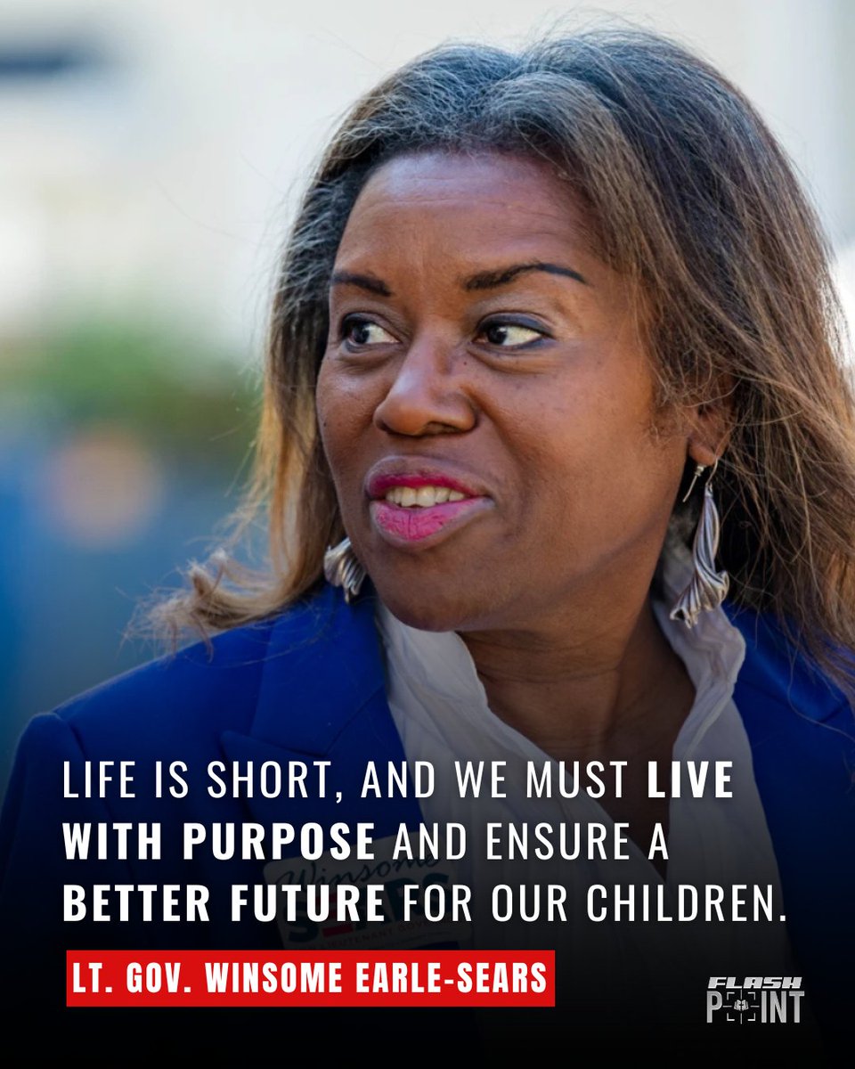 flashpointarmy's tweet image. Life is fleeting, but what we do with it echoes for generations.
Lt. Gov. Winsome Earle-Sears reminds us that purpose is found in service, conviction, and building a brighter future for those who come after us. Let’s live boldly, love deeply, and lead with vision… because our…