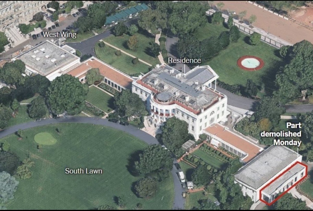 Laura Greer (@lauragreer31494) on Twitter photo <a href="/ANNELAMOTT/">ANNE LAMOTT</a> The lower right is what is being demolished and was built in the 1940’s. Large state dinners are currently held in a tent and even Obama commented on how hard it is to entertain world heads of state and royalty in a tent. The greatest nation on earth deserves this. Take heart <a href="/ANNELAMOTT/">ANNE LAMOTT</a> The lower right is what is being demolished and was built in the 1940’s. Large state dinners are currently held in a tent and even Obama commented on how hard it is to entertain world heads of state and royalty in a tent. The greatest nation on earth deserves this. Take heart